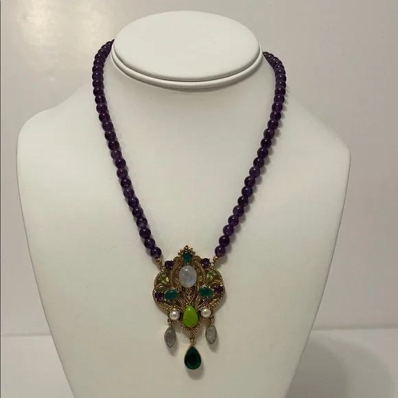 Nicky Butler “Raj Collection” Beaded Necklace - Picture 5 of 12